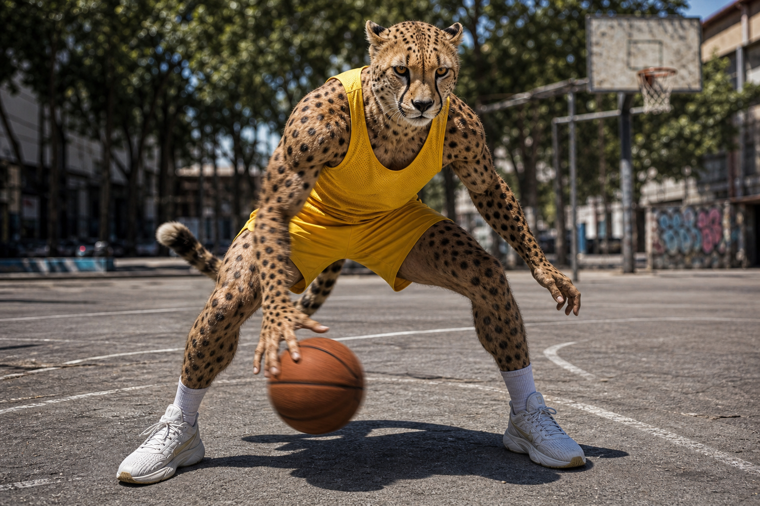 Image illustrant un exercice de Basket