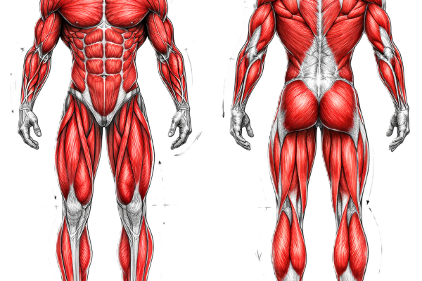 Image illustrant les muscles du corps entier