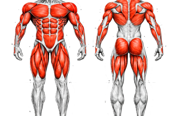 Image d'illustration des muscles travaillés pendant les Power snatch et le squat clean