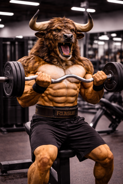 Image illustrant un personnage faisant un biceps curl