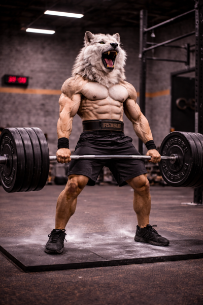Image illustrant un personnage faisant un deadlift
