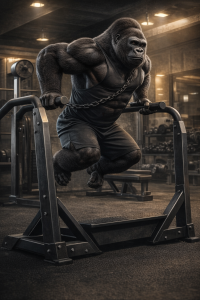 Image illustrant un personnage qui fait des dips